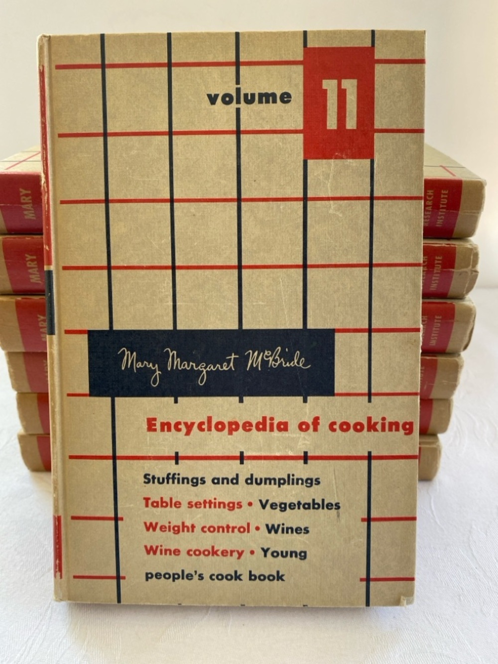 Mary Margaret McBride Vintage 1958 Encyclopedia of Cooking 7 Cookbook Volumes - Picture 12 of 13